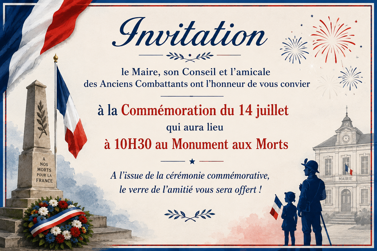 14/07/2026 Commémoration Fête Nationale