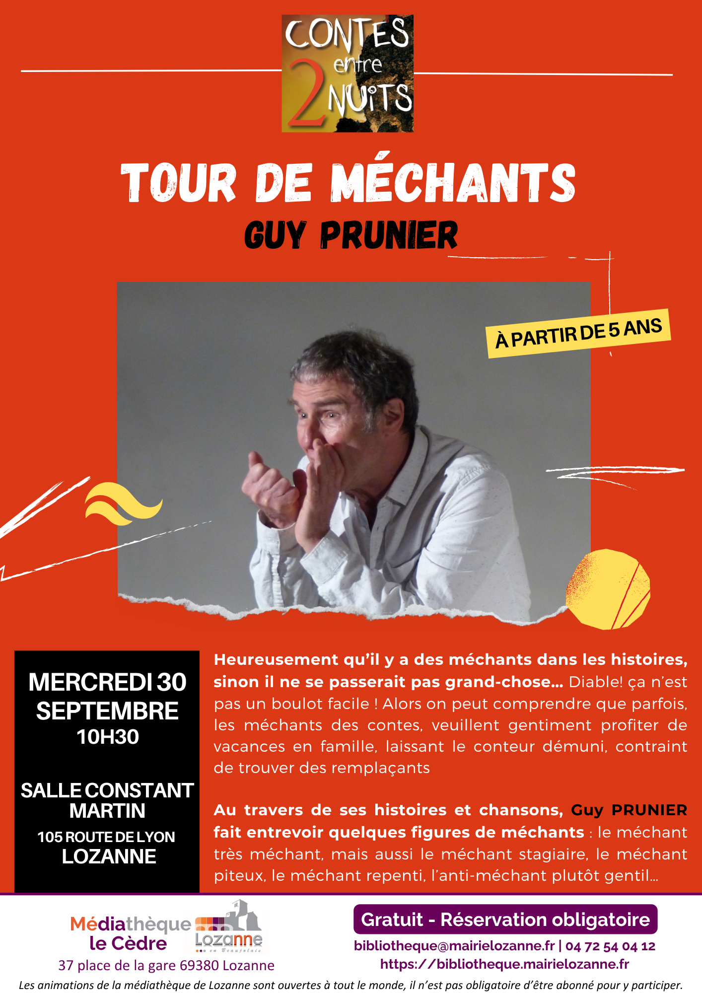 spectacle de contes gratuit